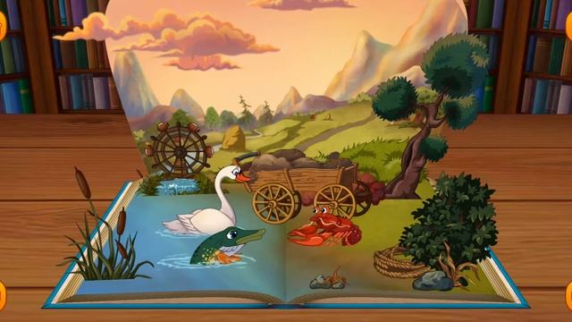 Детский сказки 05/Лебедь,Щука и Рак смотреть онлайн