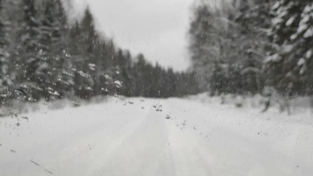 Зимняя дорога.