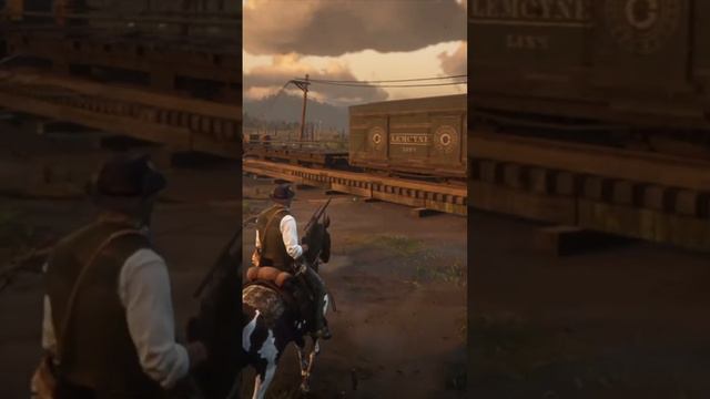 One NPC vs. One Train, in Red Dead Redemption 2