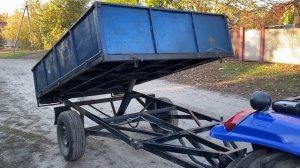 Самодельный прицеп до минитрактора