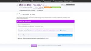 Голосовой почтовый ящик