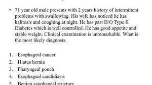 MRCP Course I GIT case scenario I Approach to dysphagia I Pacespro I Best MRCP Course I MRCP Test