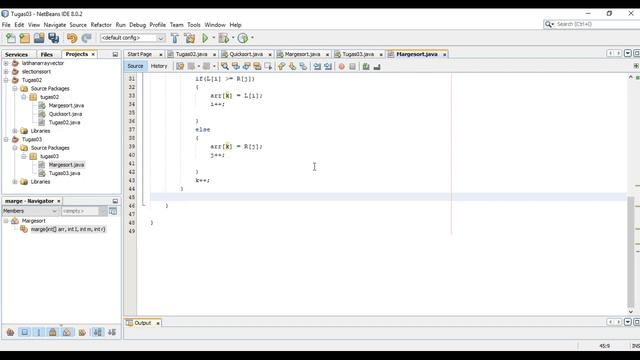 Merge Sort Descending (Flowchart,Pseudocode,Visualisasi Sorting,Java Code) смотреть онлайн