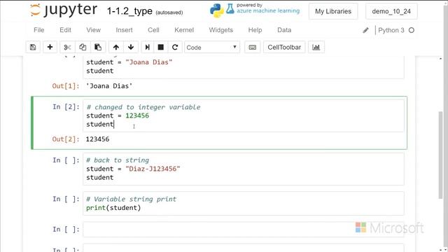 Data Types - Introduction to Python: Absolute Beginner Module 1 Video 8