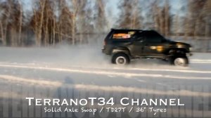 Nissan Terrano WD21, Solid Axle Swap TD27T Turbo Diesel Offroad Channel