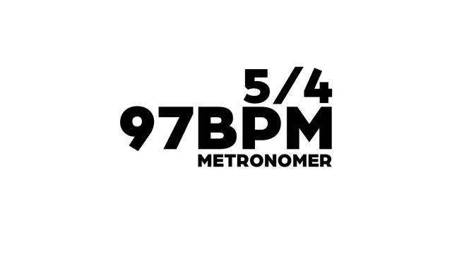 97 BPM Metronome 5/4 смотреть онлайн