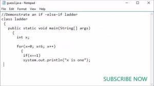 IF-ELSE-IF LADDER IN JAVA Tutorial EXAMPLE of Mac Grah Hill