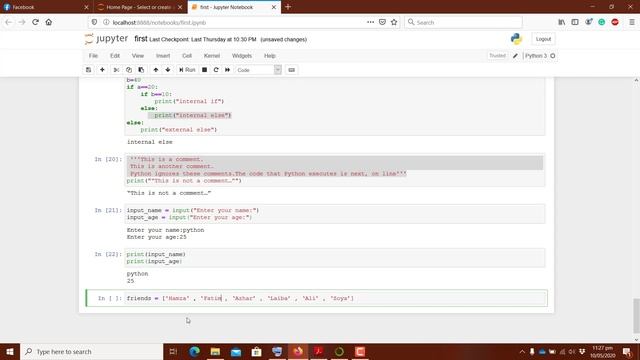 Python programming Urdu/Hindi input / lists in python Tutorial 5.