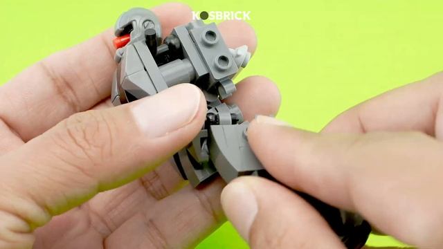 Lego Zaku - Gundam / ザクII - ガンダムシリーズ Mini Mech part 7 (Tutorial)