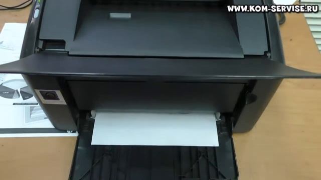 Как проверить картридж без компа на принтере Canon LBP3010, HP 1005,1006. Печать теста. смотреть онлайн