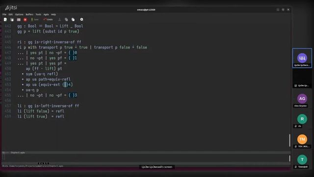 Symmetry Book in Cubical Agda stream #4 смотреть онлайн