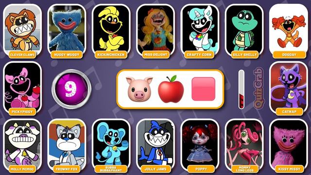 Guess the monster by emoji quiz - voice line quiz | Poppy Playtime Chapter 3 & Smiling Critters