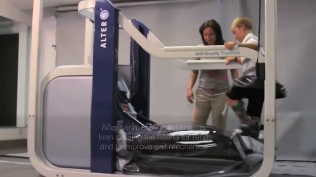 Лечение ДЦП с помощью AlterG M320 смотреть онлайн