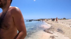 Elafonisi beach walk, Crete, Greece【4K】