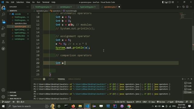 Arithmetic Operators | Assignment Operators | Comparison Operators | Logical Operators | Java Tuts