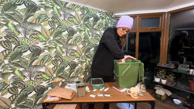 SOWING SEEDS WITH ME-Some indoor seed sowing in January. смотреть онлайн