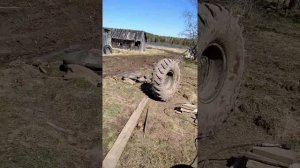 Трактор Т-25 колёса Урал.