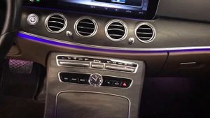 Аквапринт центральной консоли Mercedes w213