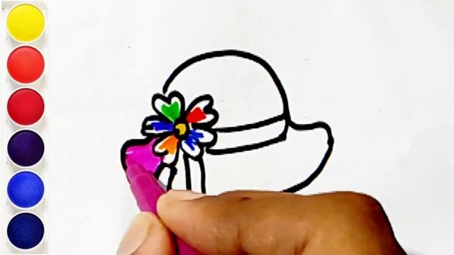 Bolalar uchun Shlyapa rasm chizish/Drawing Hat for children/Рисование Шапка для детей смотреть онлайн