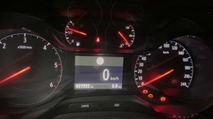 Opel Grandland X reset mantenimiento