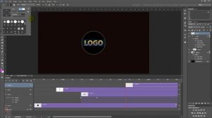 Photoshop Logo Animation tutorial | Make Motion graphics intro | using Timeline Animation