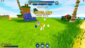 Открыл Соник и Тейлз в Sonic speed simulator в Роблоксе.
