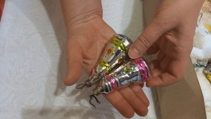 Ёлочные игрушки СССР Очередная коробка.