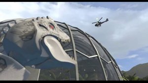 LEGO Jurassic World (HD 1080p 60 fps) - прохождение - Бегство от indominus / Главная улица #9