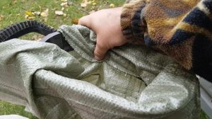 Порвался мешок на пылесосе для сбора листьев, есть удобная замена ценой 10 рублей!