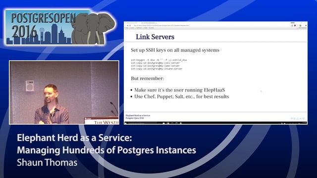 Postgres Open 2016 - Elephant Herd as a Service смотреть онлайн