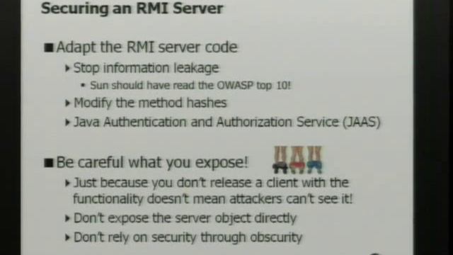 Owasp5024 Part5 - SECURITY ASSESSING JAVA RMI, with Adam Boulton. смотреть онлайн