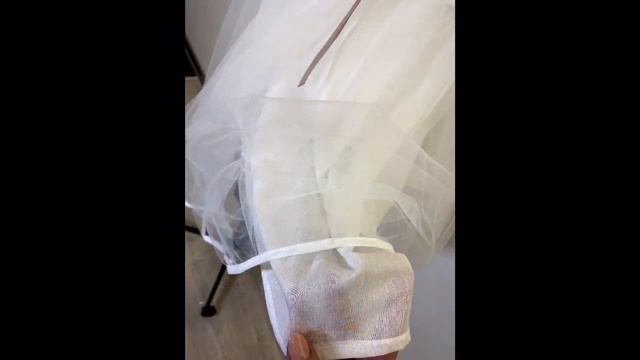 Нежное, невесомое платье для девочки, белое, р. 120-130 см. смотреть онлайн