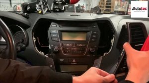 *AutoTecPro* Part 1: Hyundai Santa Fe / IX45 (2013-2018)  Installation -  (Stock radio removal)