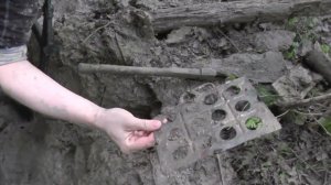 раскопки пустых немецких блиндажей #7