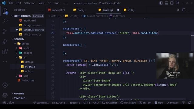 Создание АУДИО ПЛЕЕРА c нуля ⮞ HTML, SCSS, JAVASCRIPT