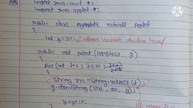 Print only odd number on applet viewer example program | practical | pdf notes смотреть онлайн