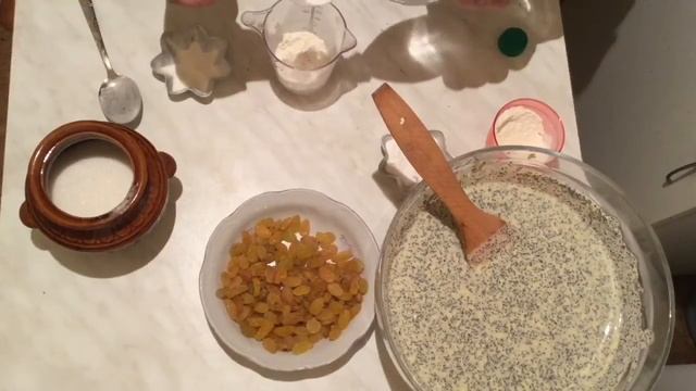 МАННИК НА КЕФИРЕ С МАКОМ И ИЗЮМОМ (Mannik kefir with poppy seeds and raisins)