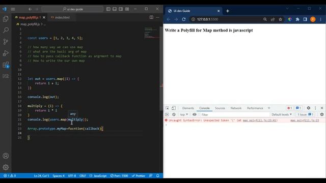 Polyfill | Uncovering the Answers to the Trickiest JavaScript Interview Questions @uidevguide 