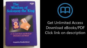 Download The Wisdom of Solomon the King: A 72 Card Deck and Book for Divination and Ritual (A Ll PD