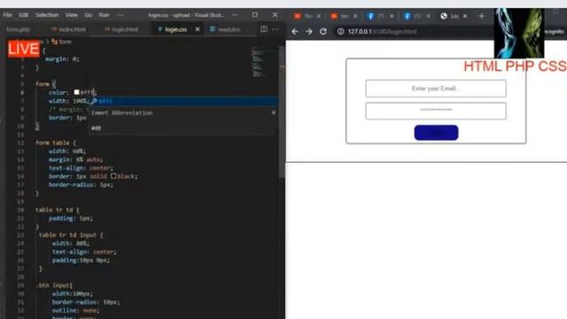 Learn HTML PHP CSS Live Stay At Home Stay Safe смотреть онлайн