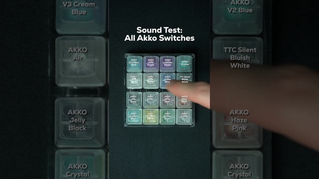 Sound Test - All Akko Switches!