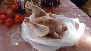 Вес тушки петуха Голошейки.