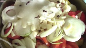 Салат овощной на зиму. Салат из овощей на зиму без уксуса