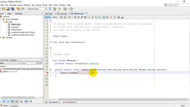 6 Connect to database using Class hold Connection Java Speak Khmer смотреть онлайн