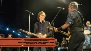 I SAW HER STANDING THERE--Paul McCartney & Bruce Springsteen