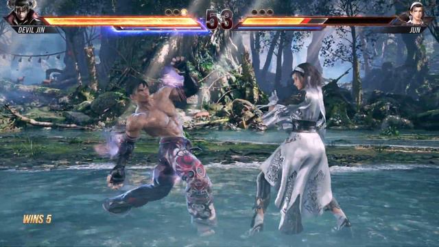 TEKKEN 8 - Devil Jin vs Jun Kazama смотреть онлайн