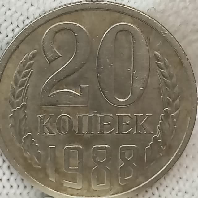 20 копеек 1988 года..