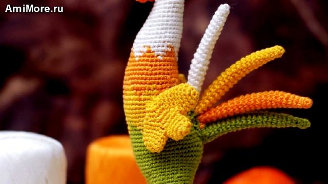 Амигуруми: схема Петушок-певец. Игрушки вязаные крючком - Free Crochet Patterns.