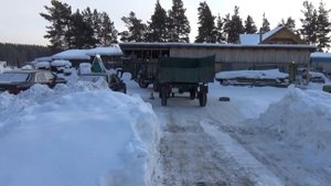 Учебная езда с прицепом на Газ-63.