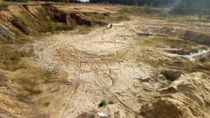 Kawasaki kx-85/ покоряет горы